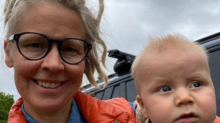 Sara kombinerar småbarn med eget företag