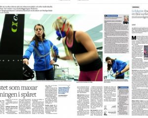 Testet som maxar träningen i spåret, Borås Tidning 2015Ladda ner